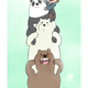 The Bears of We Bare Bears (and Chloe)